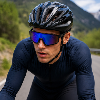 VELOCITY SPORT SUNGLASSES | Black/Blue